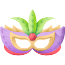 máscara de carnaval icon
