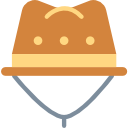 sombrero de explorador icon