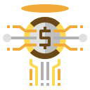 moneda flotante icon