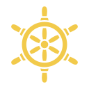 rueda de la nave icon