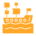 barco pirata icon