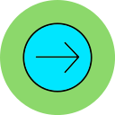 flecha correcta icon