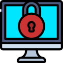 la seguridad cibernética icon