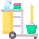 chariot de nettoyage icon