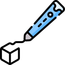 stylo 3d icon