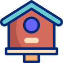 Bird house icon