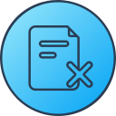 borrar archivo icon