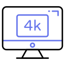 película 4k icon