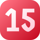 numero 15 icon