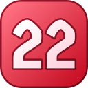 número 22