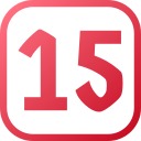 numero 15 icon