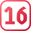 número 16 icon