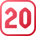 numero 20 icon