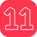 numero 11 icon