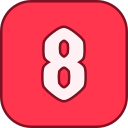 numero 8 icon