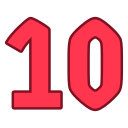 numero 10 icon