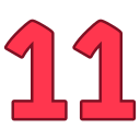 numero 11 icon