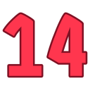 número 14 icon