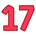 número 17 icon