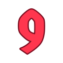 número 9 icon