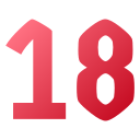 número 18 icon