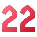 número 22 icon