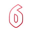 número 6 icon