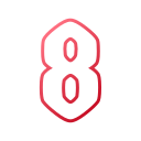 numero 8 icon