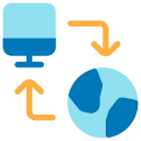 transferencia de datos icon