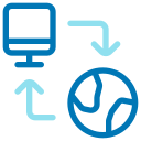 transferencia de datos icon