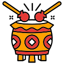 tambor chino icon