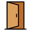 puerta abierta icon