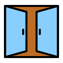 puerta abierta icon