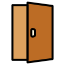 puerta abierta icon