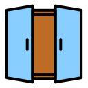 puerta abierta icon