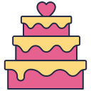 pastel de boda icon