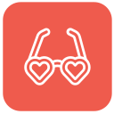 gafas de corazon icon