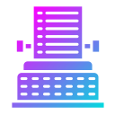 máquina de escribir icon