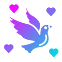 pájaro del amor icon