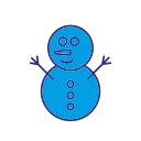 muñeco de nieve icon