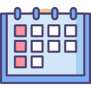 calendario de escritorio icon