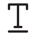 tipografía icon