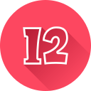 numero 12 icon