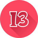 número 13 icon