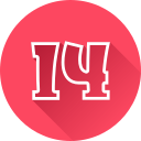 número 14 icon