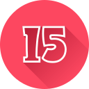 numero 15 icon