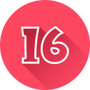 número 16 icon