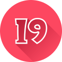 número 19 icon