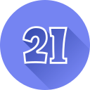 número 21 icon