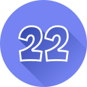 número 22 icon